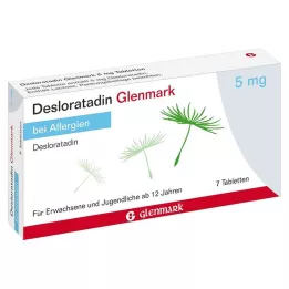 DESLORATADIN Comprimidos de Glenmark 5 mg, 7 uds