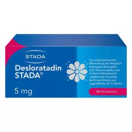 DESLORATADIN STADA Comprimidos recubiertos con película de 5 mg, 20 uds