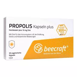 BEECRAFT Cápsulas de propóleo Plus, 30 uds