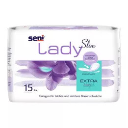 SENI Compresa para incontinencia Lady Slim extra, 15 uds