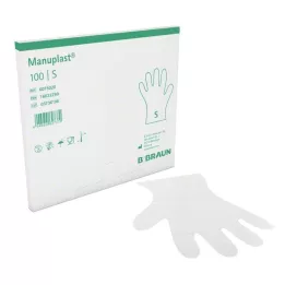 MANUPLAST Una vez que los guantes PE Gr.S, 100 pz