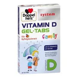 Doppelherz Sistema familiar de las pestañas de Gel de Vitamina D, 30 pz