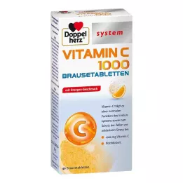 DOPPELHERZ Tabletas efervescentes del sistema de vitamina C 1000, 40 uds