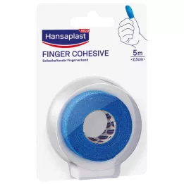 HANSAPLAST Venda para dedos autoadhesiva 2,5 cm x 5 m azul, 1 pieza
