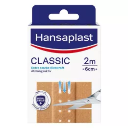 HANSAPLAST Yeso clásico 6 cm x 2 m, 1 ud