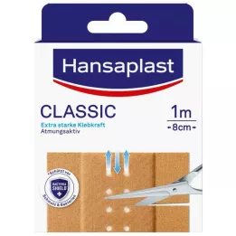 HANSAPLAST Yeso clásico 8cm x 1m, 1ud