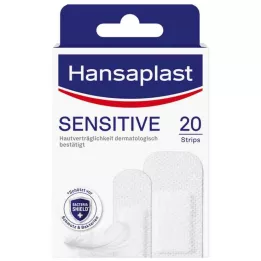 HANSAPLAST Tiras de yeso hipoalergénico Sensitive, 20 uds