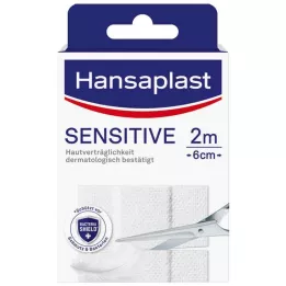 HANSAPLAST Apósito hipoalergénico para pieles sensibles 6 cm x 2 m, 1 pieza