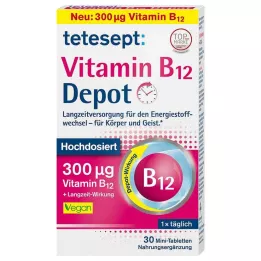 Tetesept Vitamina B12 Depot 300 μg de tabletas recubiertas de película, 30 pz
