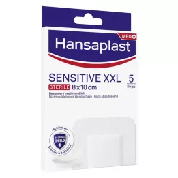 Hansaplast Vestido de herida sensible estéril 8 x 10 cm, 5 pz