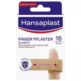 HANSAPLAST Tiras elásticas de yeso para dedos, 16 piezas