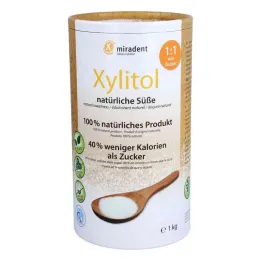 Miradent Xilitol sustituto del azúcar en polvo, 1000 g