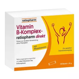 VITAMIN B-KOMPLEX-ratiopharm polvo directo, 20 uds