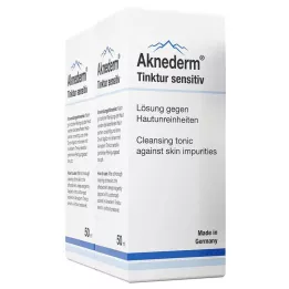 AKNEDERM Tintura sensitiva, 2X50 ml