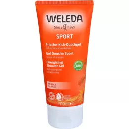 WELEDA Gel de ducha Sport Freshness Kick Arnica, 200 ml