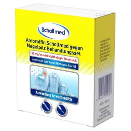 AMOROLFIN Schollmed - Set de tratamiento contra hongos en las uñas, 2,5 ml