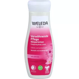WELEDA Loción corporal relajante Wild Rose, 200 ml