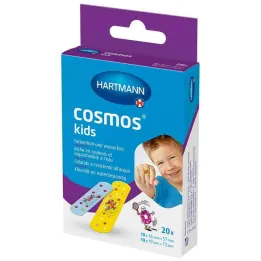 apósitos infantiles cosmos® kids 2 tamaños, 20 piezas