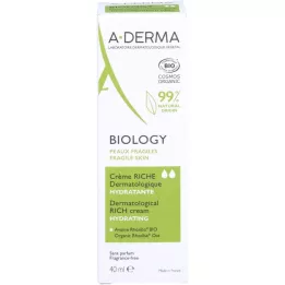 A-DERMA Biology Cream ricamente dermatológicamente, 40 ml