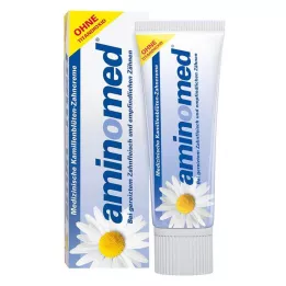AMINOMED Pasta de dientes de flor de manzanilla sin dióxido de titanio, 75 ml