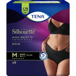 TENA SILHOUETTE más M Noir, 9 pz