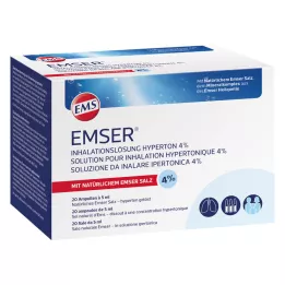 EMSER Solución para inhalación hipertónica al 4%, 20X5 ml