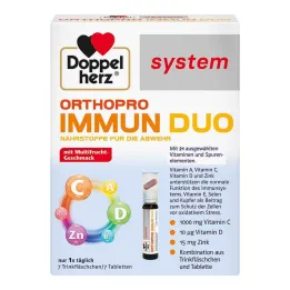 Ampollas para beber del sistema Doppelherz Orthopro Immun Duo, 7 piezas