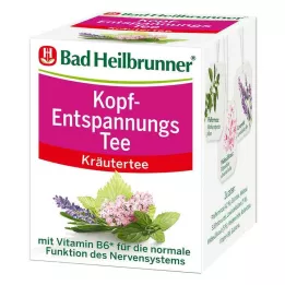 BAD HEILBRUNNER Bolsas de filtro para té para la relajación de la cabeza, 8 unidades