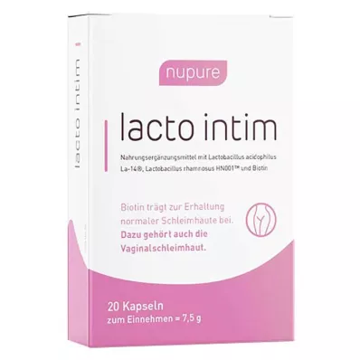 LACTO INTIM Probiótico oral para vaginosis bacteriana, 20 uds
