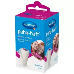 PEHA-HAFT Venda de fijación sin látex 8 cm x 4 m OTC, 1 ud