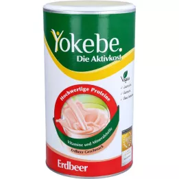 YOKEBE Polvo NF2 de fresa sin lactosa, 500 g