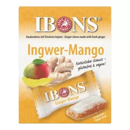 IBONS Caramelos masticables de jengibre y mango, 60 g