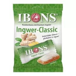 IBONS Bolsa de caramelos masticables Ginger Classic, 92 g