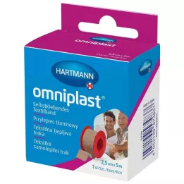 OMNIPLAST Yeso de fijación con hilo textil 2,5 cm x 5 m OTC, 1 ud