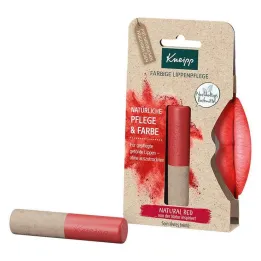 Cuidado de labios coloreado Kneipp rojo natural, 3,5 g