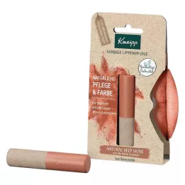 KNEIPP Cuidado de labios con color nude profundo natural, 3,5 g
