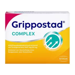 GRIPPOSTAD Complejo ASS/Pseudoeph.500/30 mg Naranja, 20 uds