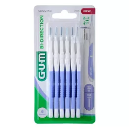 GUM BI-Direction Interdentalb.6 mm azul claro, 6 pz