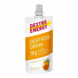 DEXTRO ENERGY Bebida de dextrosa de color naranja, 50 ml