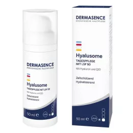DERMASENCE Emulsión de cuidado diurno Hyalusome LSF 50, 50 ml