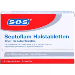SEPTOFLAM Pastillas para la garganta, 8 uds