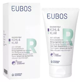 EUBOS KÜHL &amp; KLAR Leche Limpiadora Anti-Rojeces, 150 ml