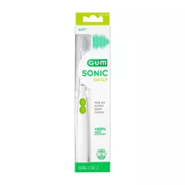 GUM SONIC DAILY Cepillo de dientes sónico blanco, 1 pieza