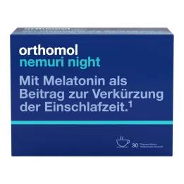 Gránulos nocturnos de Orthomol Nemuri, 30x10 g