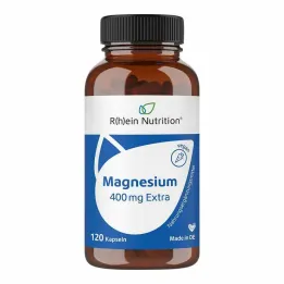 Cápsulas Extra de Magnesio 400 mg, 120 unidades