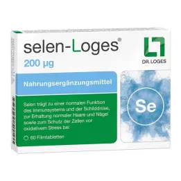 SELEN-LOGES Comprimidos recubiertos con película de 200 µg, 60 uds