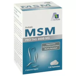 MSM Comprimidos de 2000 mg, 120 uds