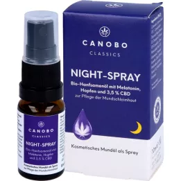 Spray nocturno CANOBO 3.5% BIO CBD con saltos y melatonina, 10 ml