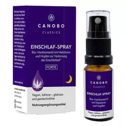CANOBO Spray para dormir con aceite de semilla de cáñamo orgánico Hopf./Mela., 10 ml