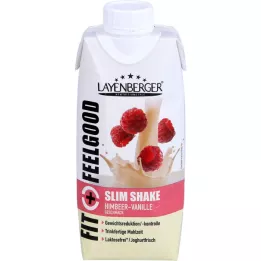 LAYENBERGER Batido Slim Fit+Feelgood Frambuesa-Vainilla, 330 ml